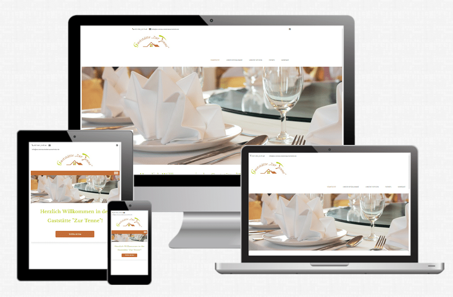 Gaststätte Tenne Website