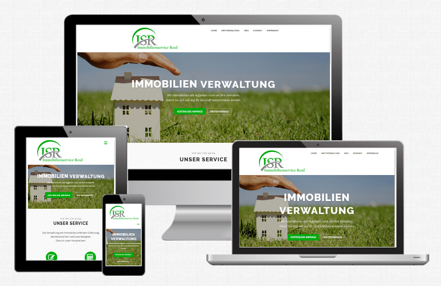 Immobilienservice Reul Webseite