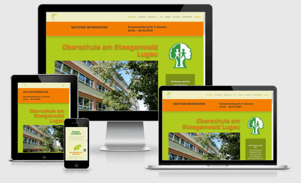 Website Oberschule Lugau