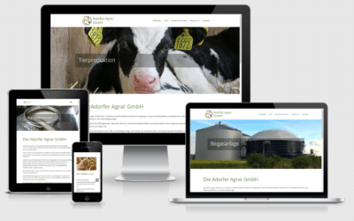 Webseite  Adorfer Agrar GmbH