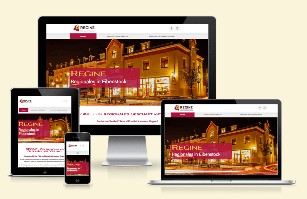Webseite Regine Eibenstock